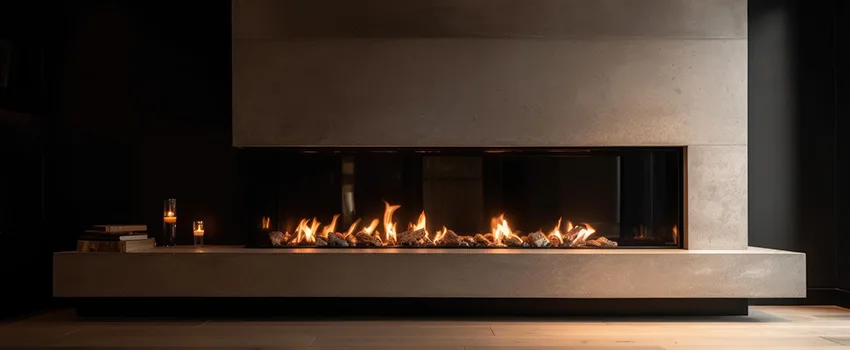 Gas Fireplace Ember Bed Design Services in Pascagoula, Mississippi