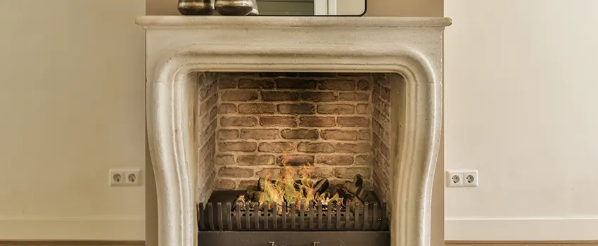 Vintage-style Fireplace Redesign in Pascagoula, Mississippi